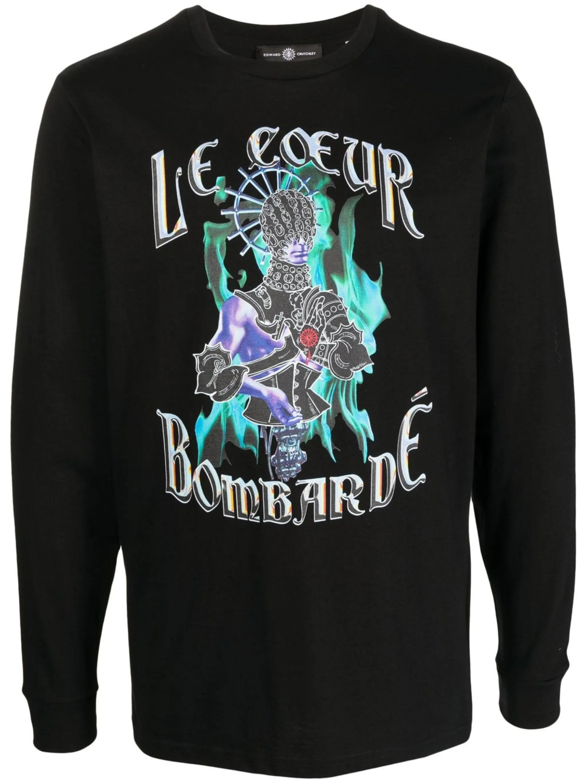 

Футболка с графичным принтом Edward Crutchley, черный