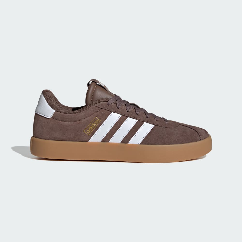 

Кроссовки Adidas VL Court 3.0 Shoes, цвет Earth Strata/Cloud White/Gold Metallic
