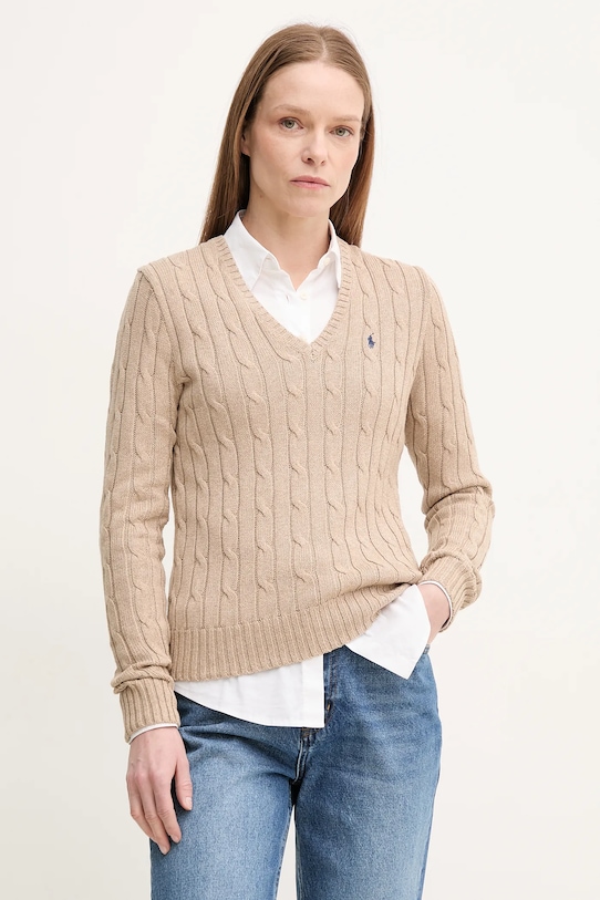 

Хлопковый свитер Polo Ralph Lauren, зеленый