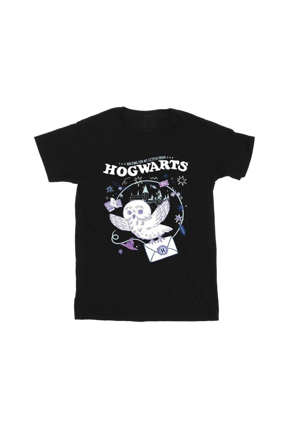 Хлопковая футболка «Письмо совы из Хогвартса» Harry Potter, черный — фото 2