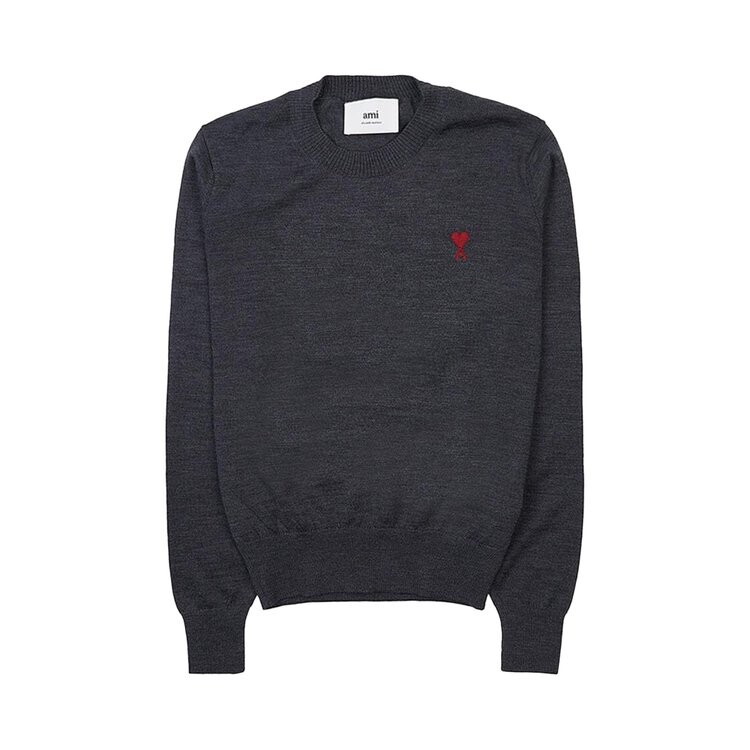 

Свитер Ami Classic Sweater, серый