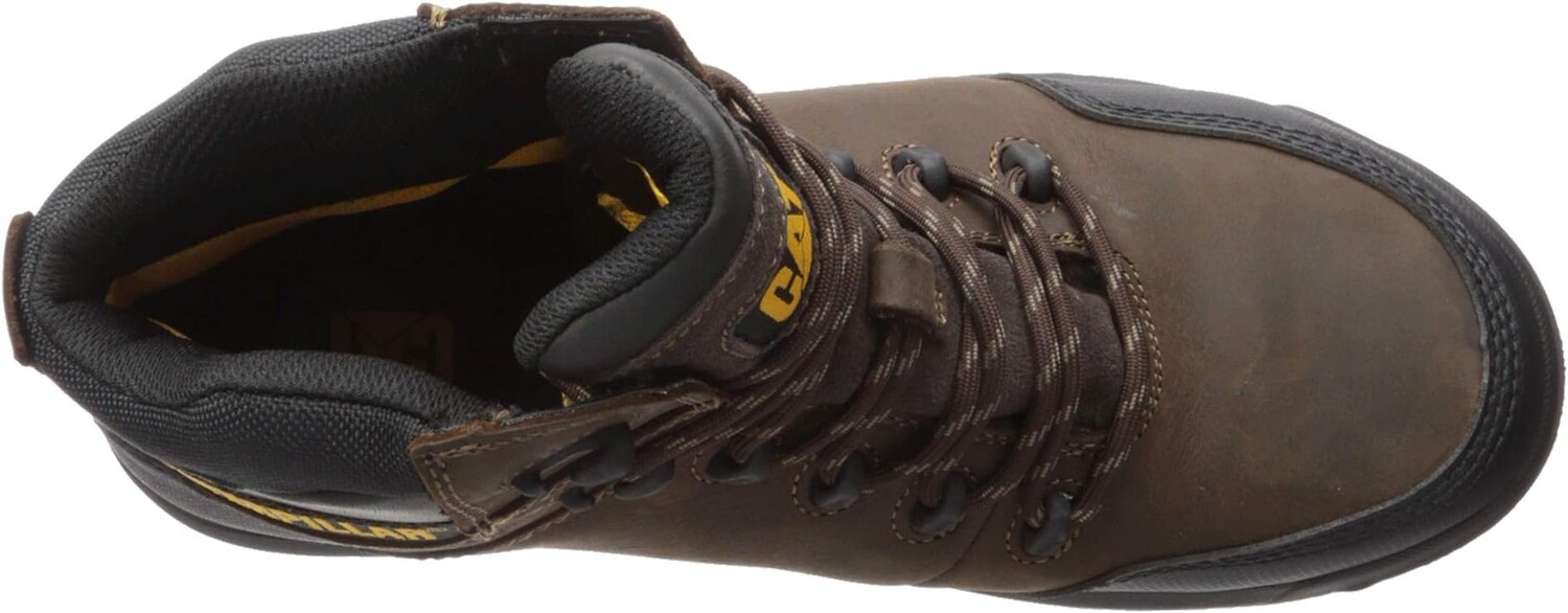 Рабочая обувь водонепроницаемая с композитным носком Resorption Waterproof Composite Toe Caterpillar, цвет Seal Brown Leather — фото 2