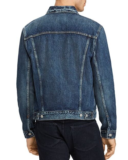 Джинсовая куртка дальнобойщика Polo Ralph Lauren, цвет Blue — фото 3