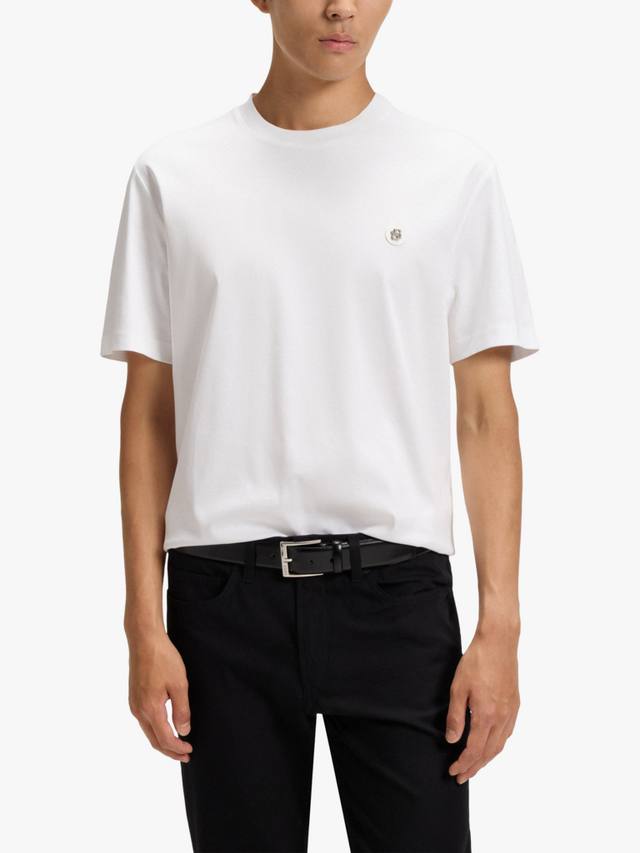 

BOSS C хлопковая поло футболка HUGO BOSS, Natural