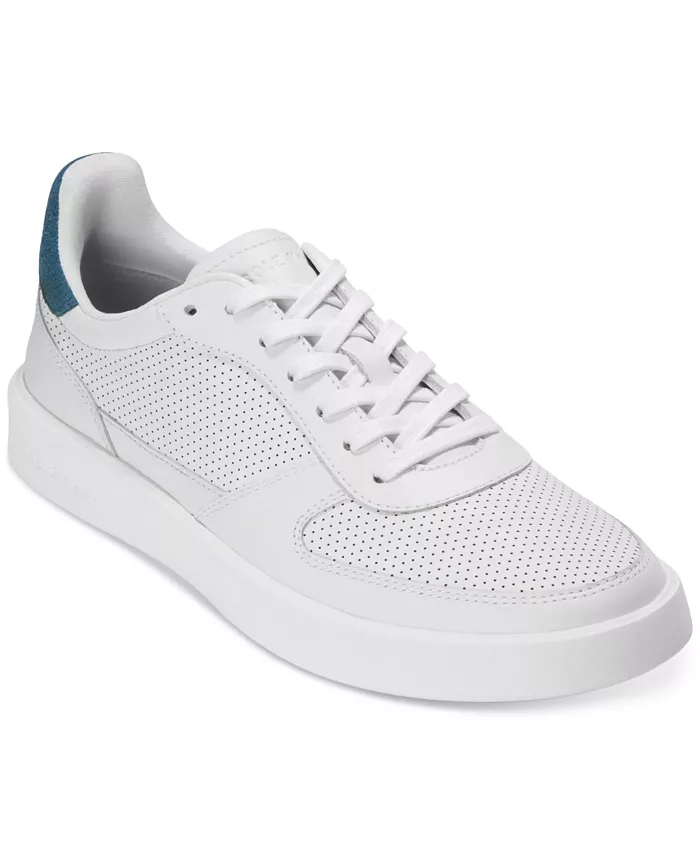 

Мужские повседневные кроссовки Grand Crosscourt на шнуровке Cole Haan, белый