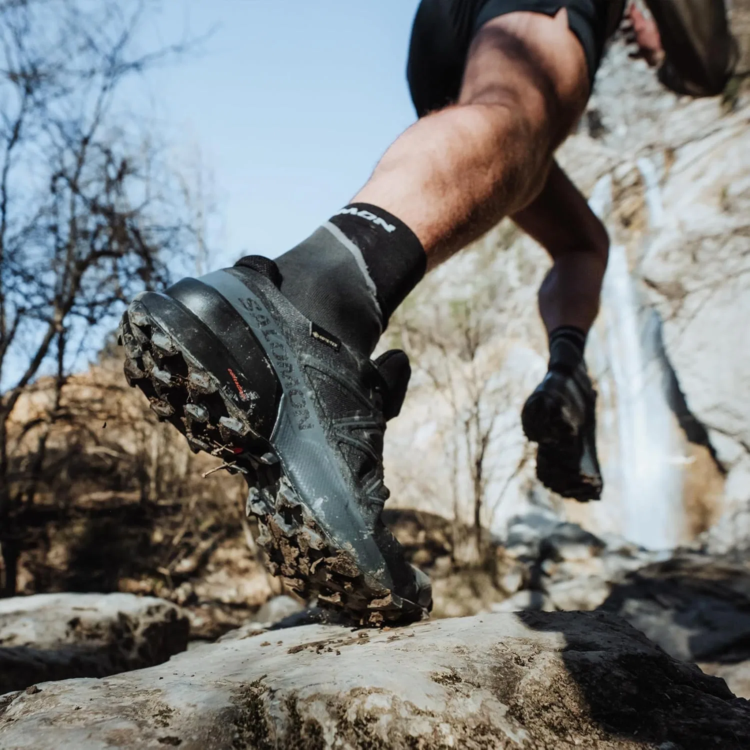 Кроссовки для трейлраннинга Salomon, Black/Black/Phantom — фото 3