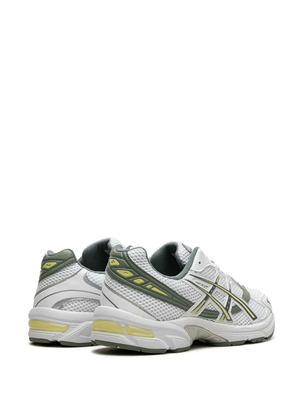 Кроссовки GEL-1130 White/Jade/Yellow ASICS, белый — фото 3