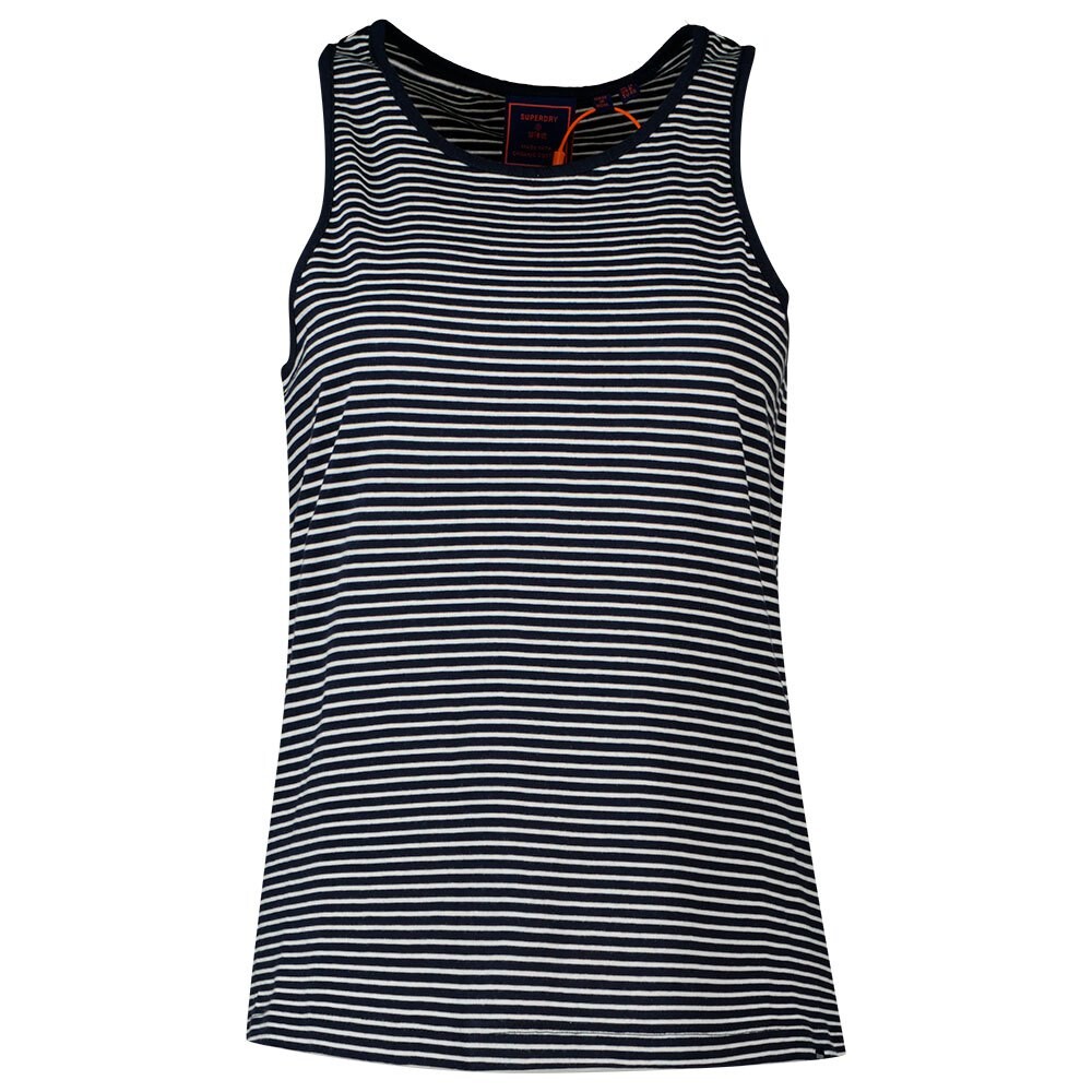 

Футболка без рукавов Superdry Vintage Logo Stripe, синий