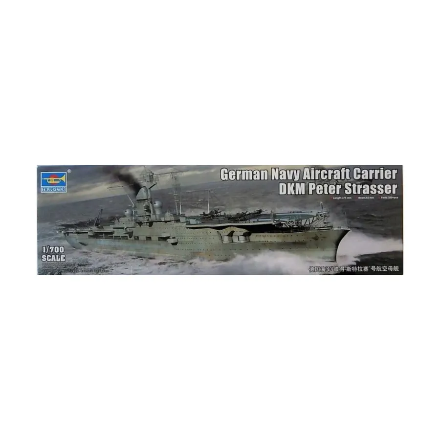 

Авианосец ВМС Германии DKM Peter Strasser, Warship Models (1:700) (Trumpeter Models)