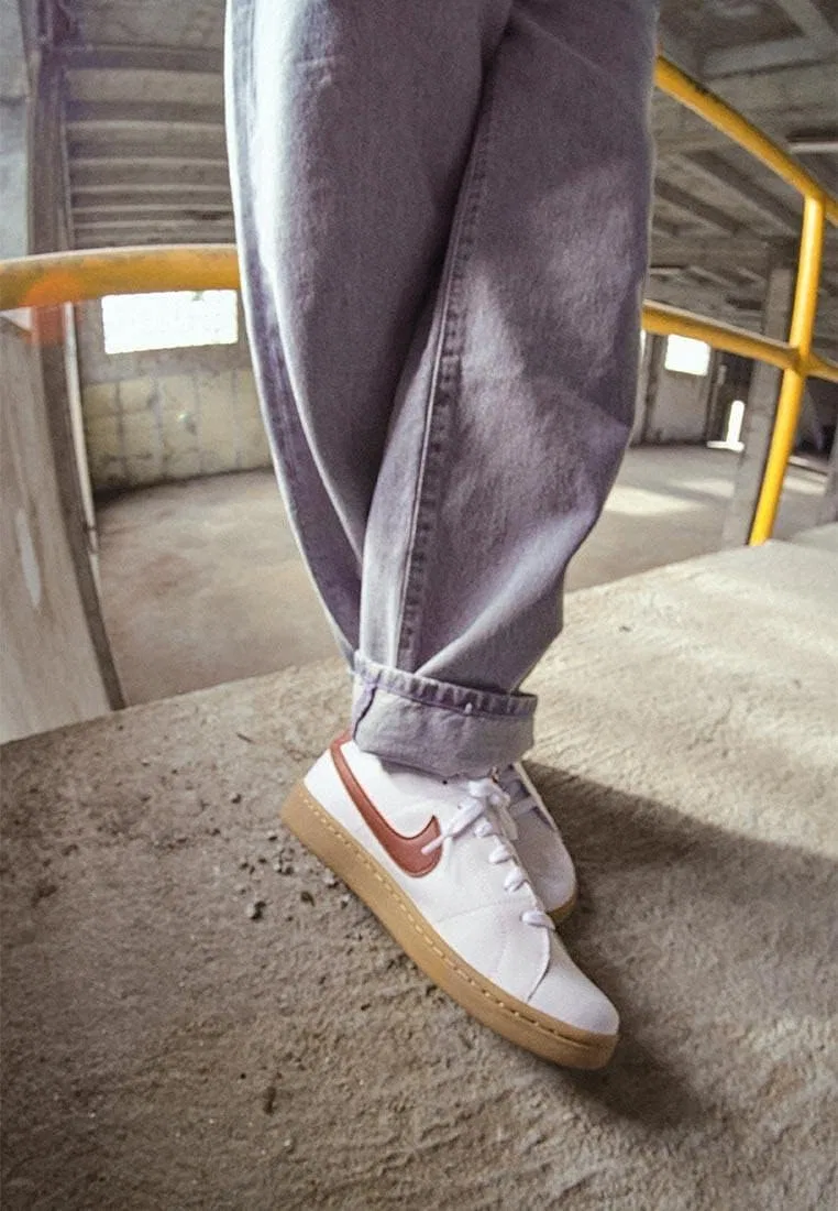 Кроссовки теннисные Nike, белый/красный/коричневый — фото 3