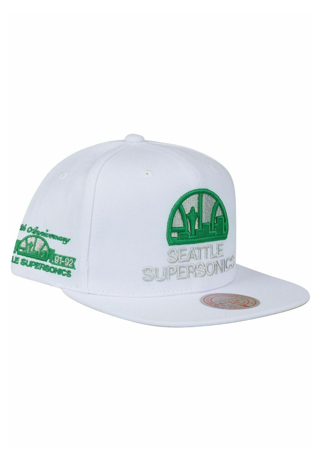 

Бейсболка SEATTLE SUPERSONIC Mitchell & Ness, белый
