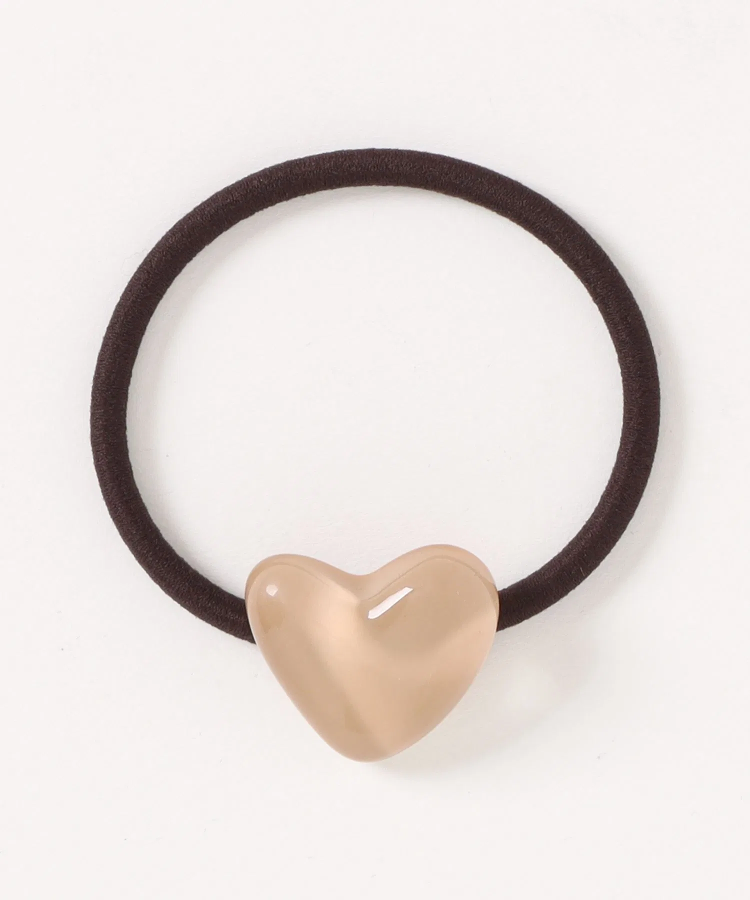 Резинка для волос с сердцем pur chouchou TONE SELECT GOODS фиолетовый — фото 3