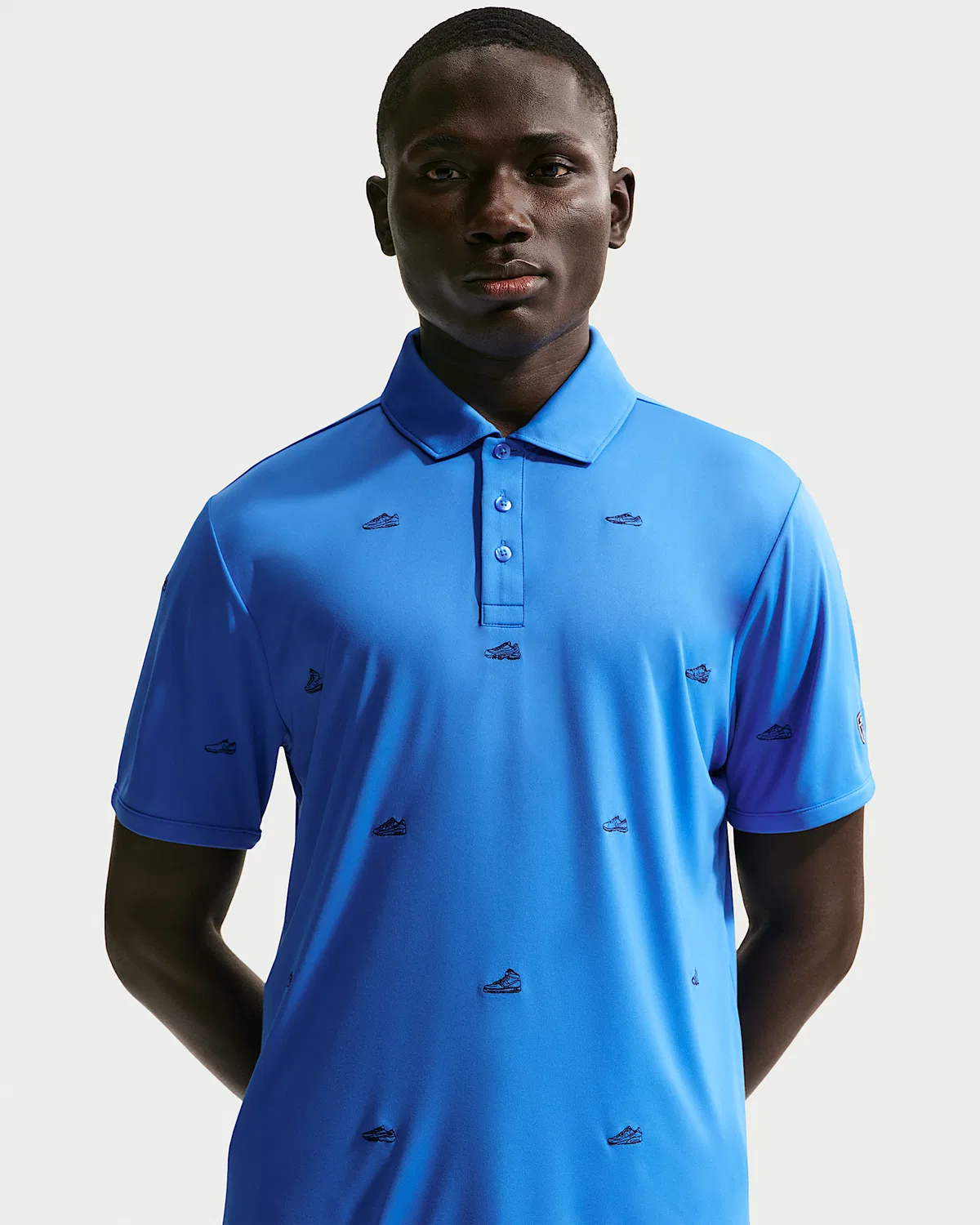 Мужское поло Nike Par Dri-FIT, Pacific Blue/College Navy