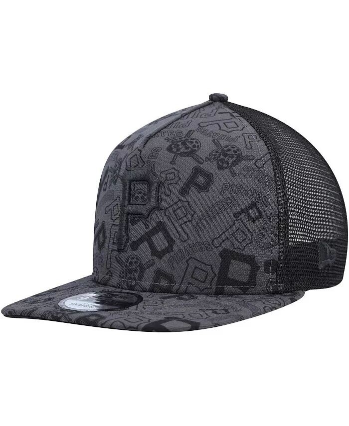 

Мужская черная кепка Pittsburgh Pirates с А-образной рамкой 9FIFTY Trucker Snapback New Era