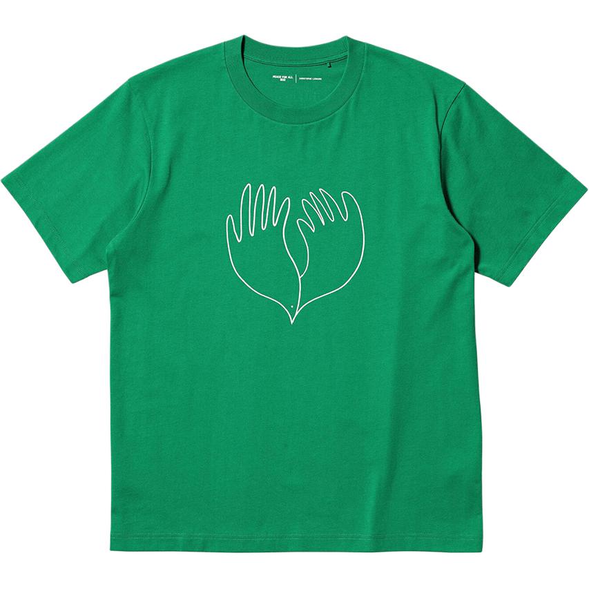 

Футболка Peace For All мужская UNIQLO, turquoise