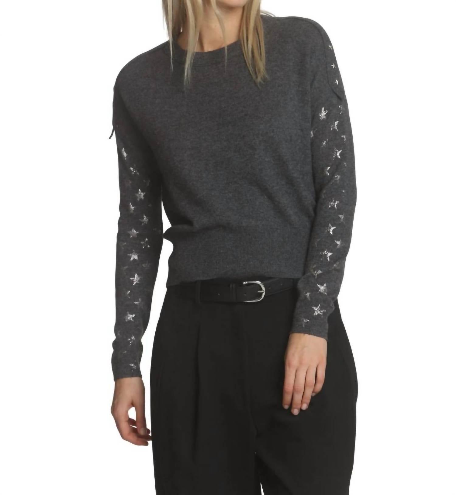 

Топ Zoe Star Stud в цвете Charcoal LABEL+thread