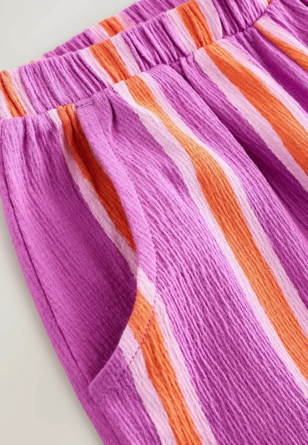 Брюки-Бочонки стандартного кроя Next, Purple Orange Stripe — фото 2