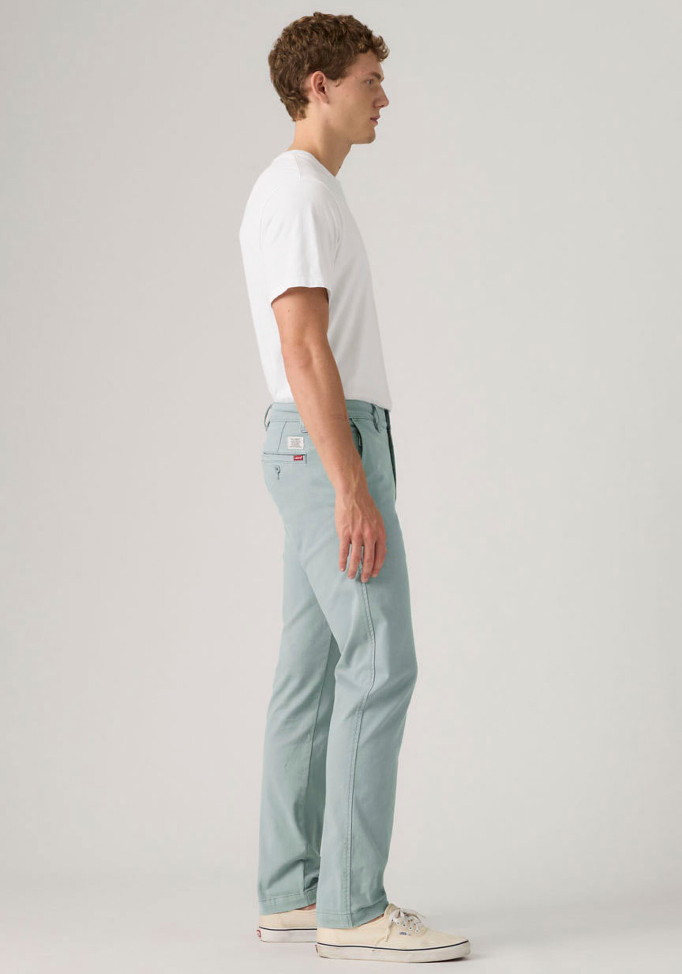 LEVI'S  Зауженные брюки-чиносы 'XX Chino Standard' в светло-голубом цвете — фото 3