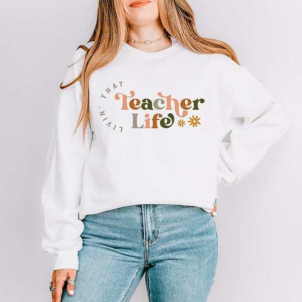 

Свитшот Teacher life Simply Sage Market, White, Белый, Свитшот Teacher life Simply Sage Market, White