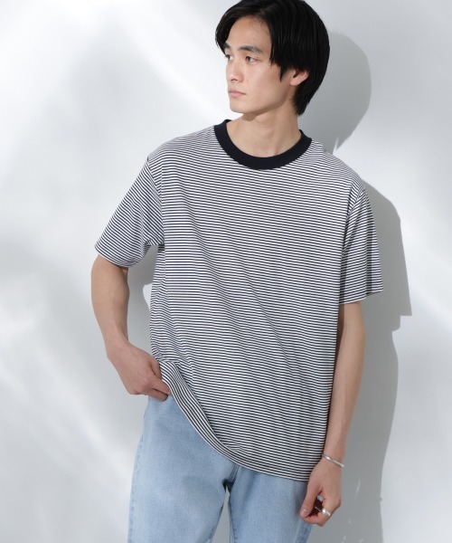 

Футболка средней длины с каймой, технология Anti Soaked NANO universe, белый