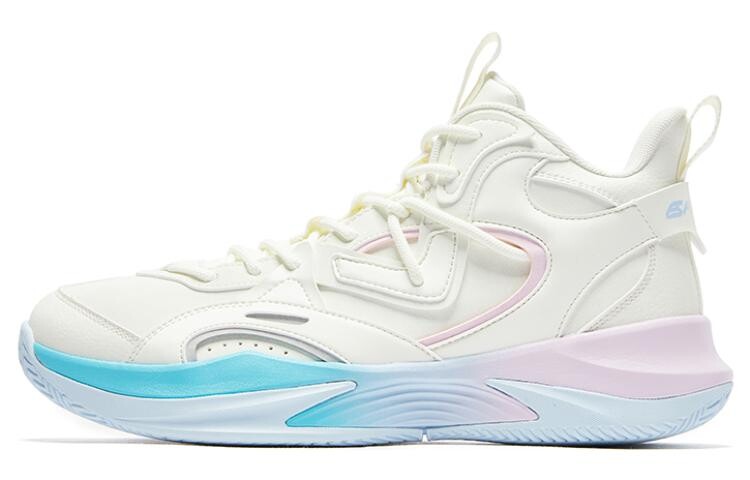 

Баскетбольные кроссовки Basketball Shoes Men High-Top White Qiaodan