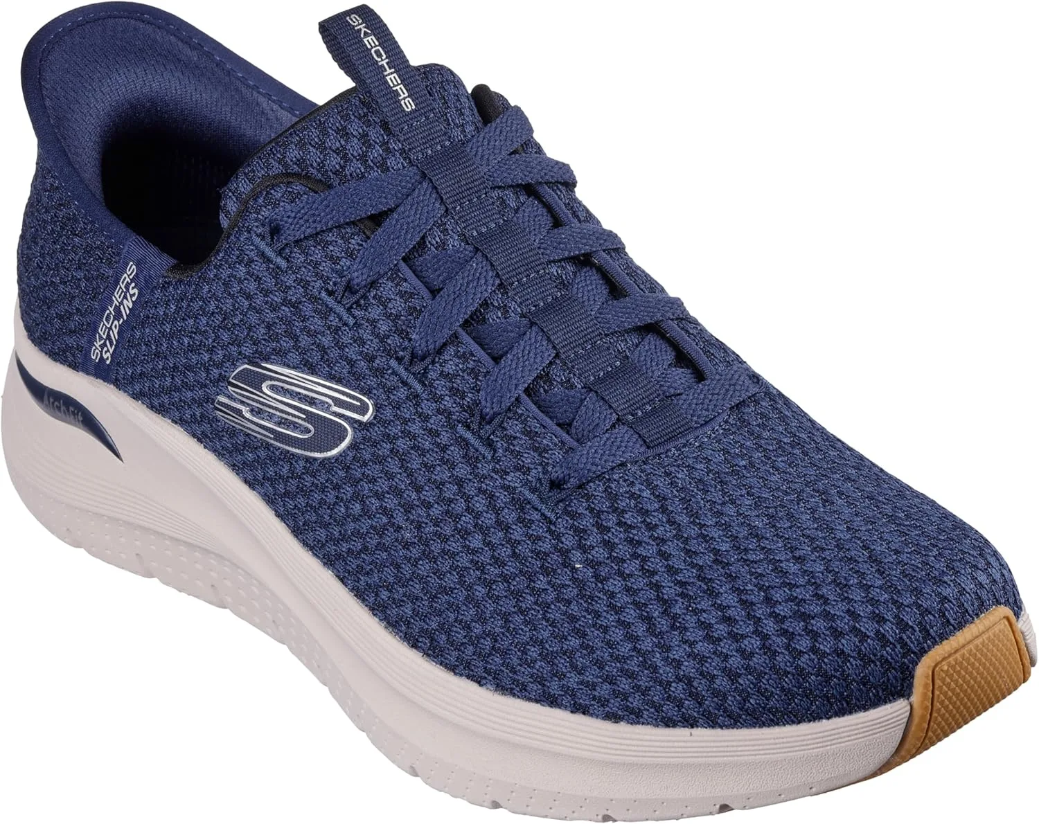 Мужские кроссовки Skechers 232462-wbk, синий — фото 4