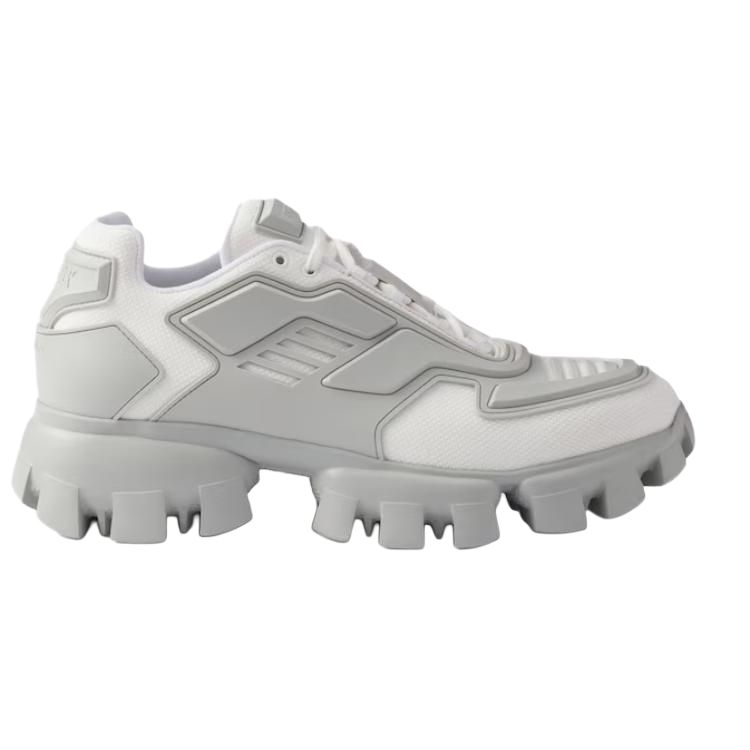 PRADA Cloudbust Thunder Low top Chunky Sneakers мужские бело-серые — фото 3