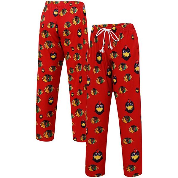 

Женские пижамные брюки concepts sport red chicago blackhawks gauge allover print knit Unbranded