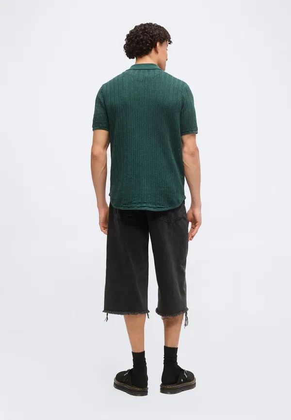 Рубашка Gap, модель Button front shirt, глубокий охотничий — фото 3