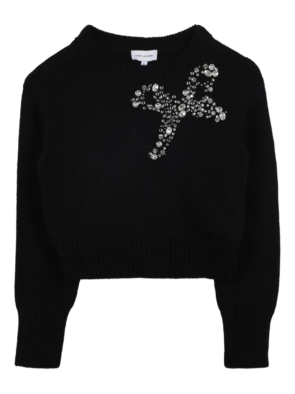 

Джемпер с бусинами Marc Jacobs Kids, черный