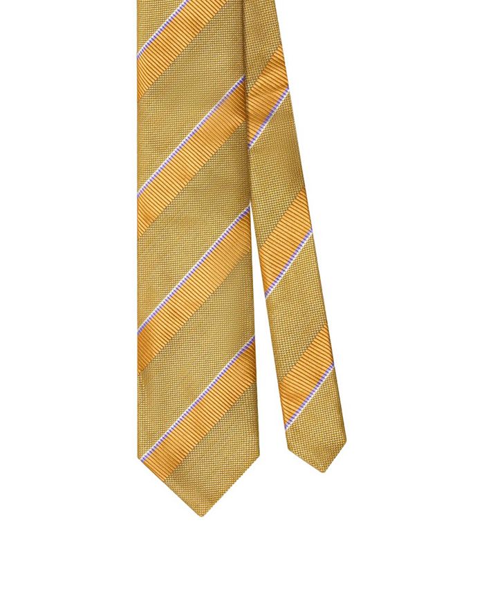 

Роберт Bold Stripe Best of Class Галстук Robert Talbott, желтый