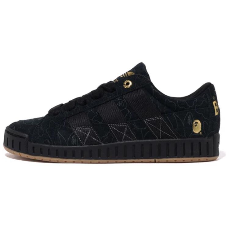 

Кроссовки Bape Black X adidas originals NRTN Skateboarding Shoes Men Low-top Black, черный