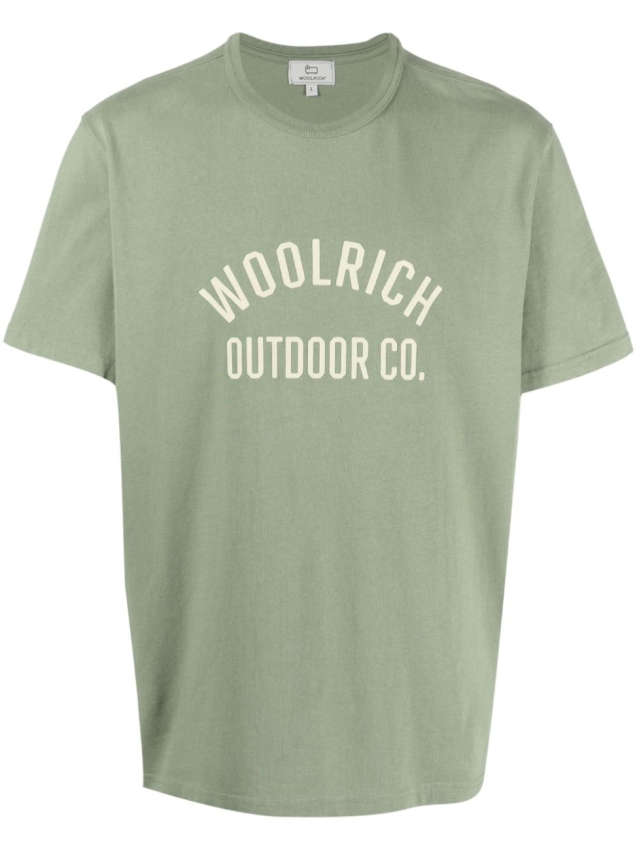 

Woolrich футболка с логотипом, зеленый