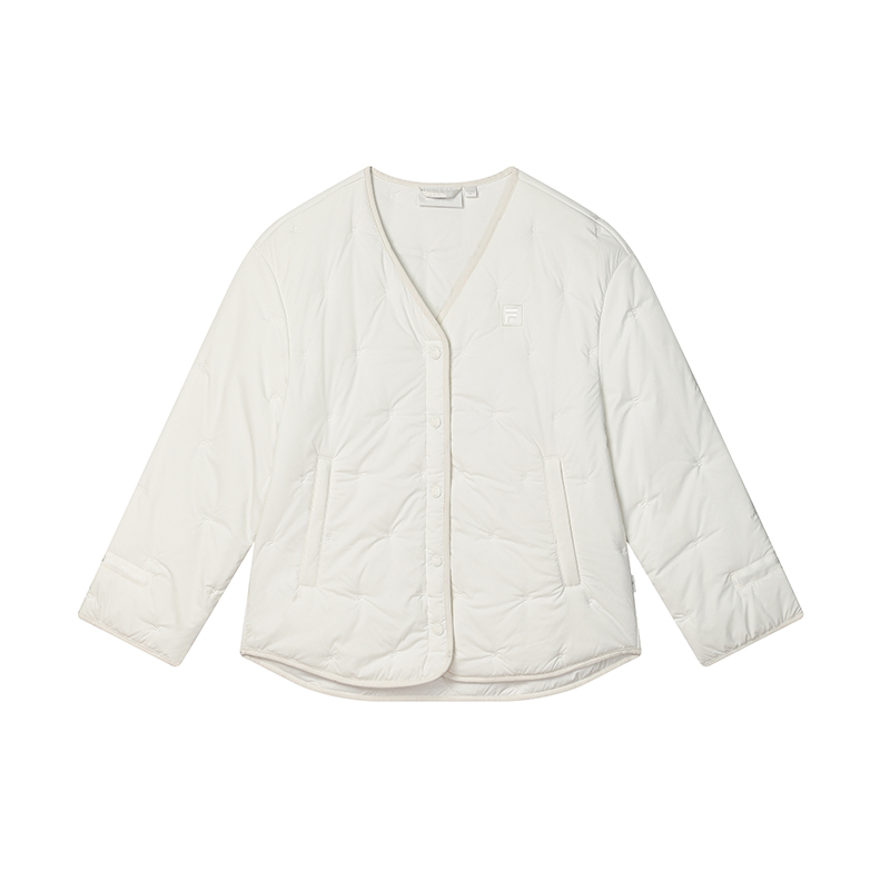 

FILA Пуховик женский фарфорово-белый, Porcelain White