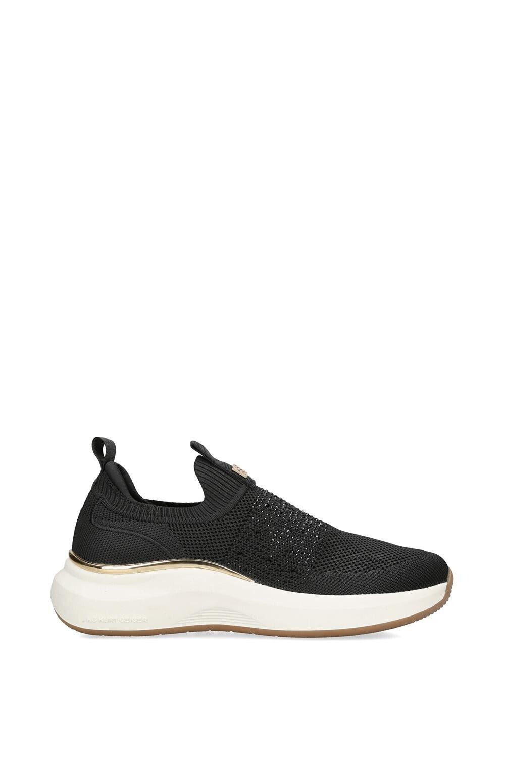 

Кроссовки из ткани Luna Knit Bling KG Kurt Geiger, черный