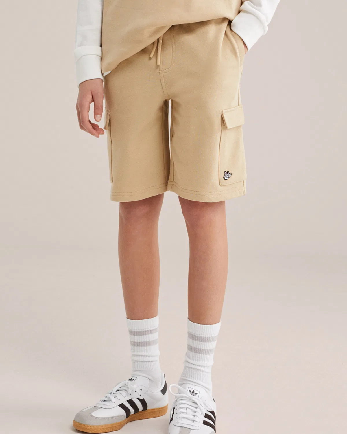 Обычные брюки We Fashion, Sand — фото 3