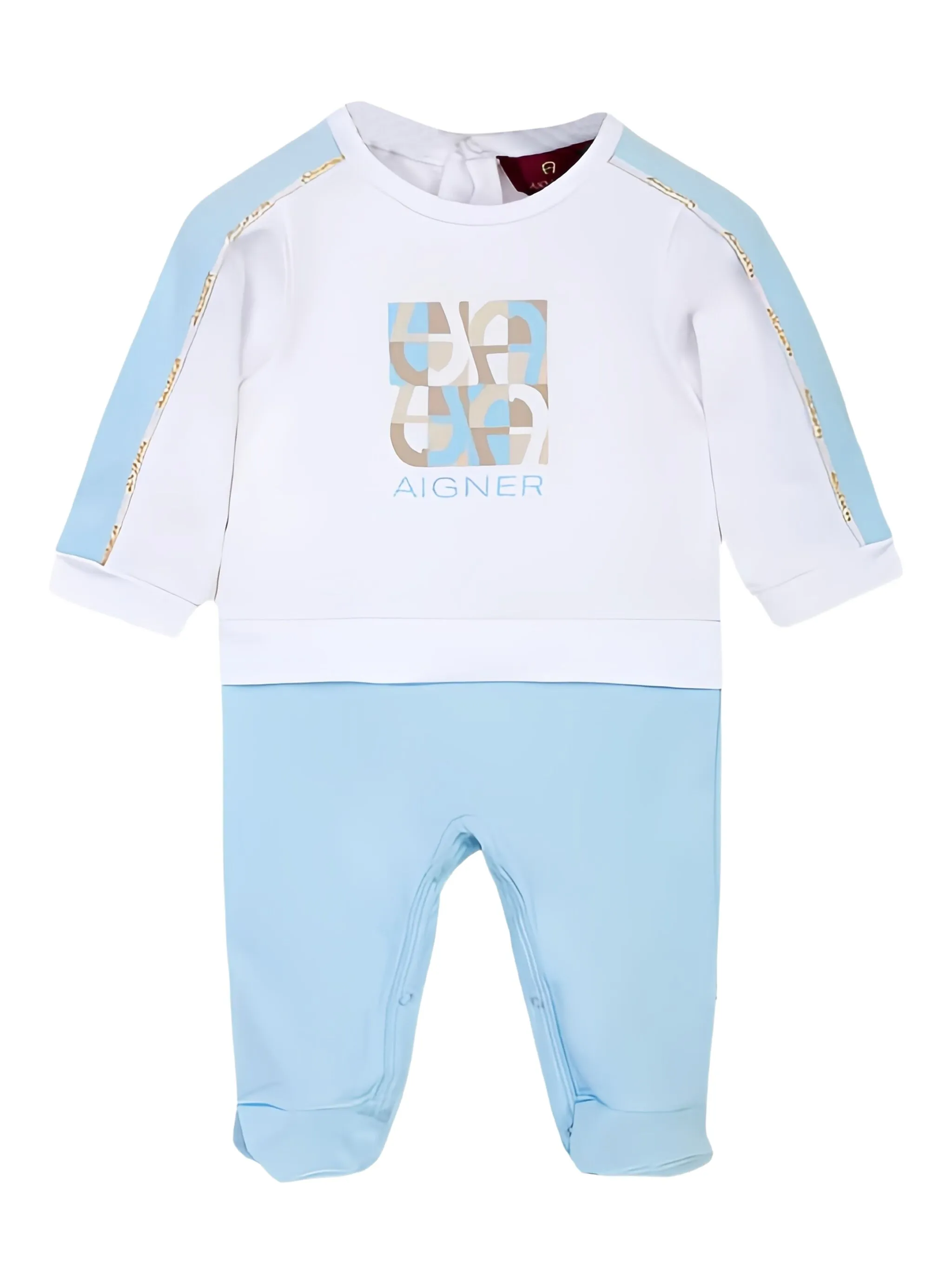 

Ромпер с логотипом Aigner Kids, белый