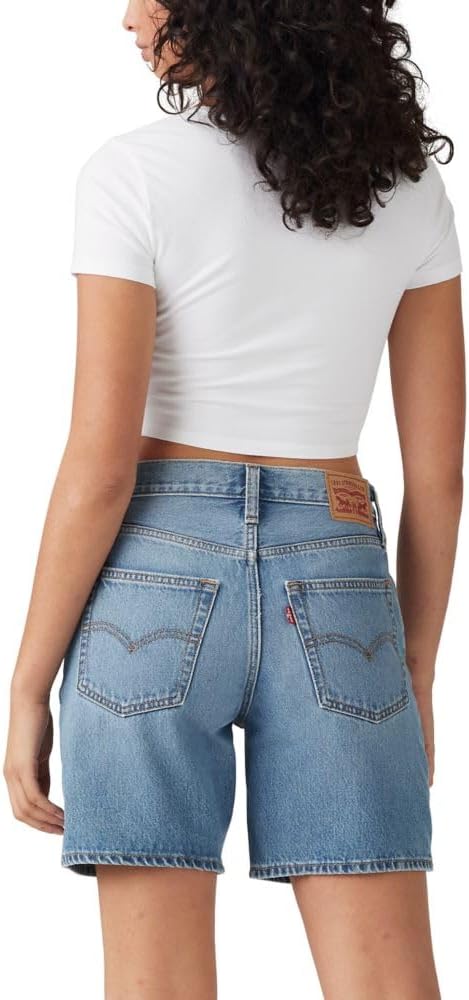 Женская футболка Levi's 725 с высокой талией (также доступны в размере Plus), White — фото 2