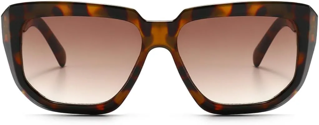 

Солнцезащитные очки с защитой UV400 | Большая оправа, градиентная расцветка | для женщин и мужчин, для занятий спортом на открытом воздухе и вождения DSVIGF, Coffee