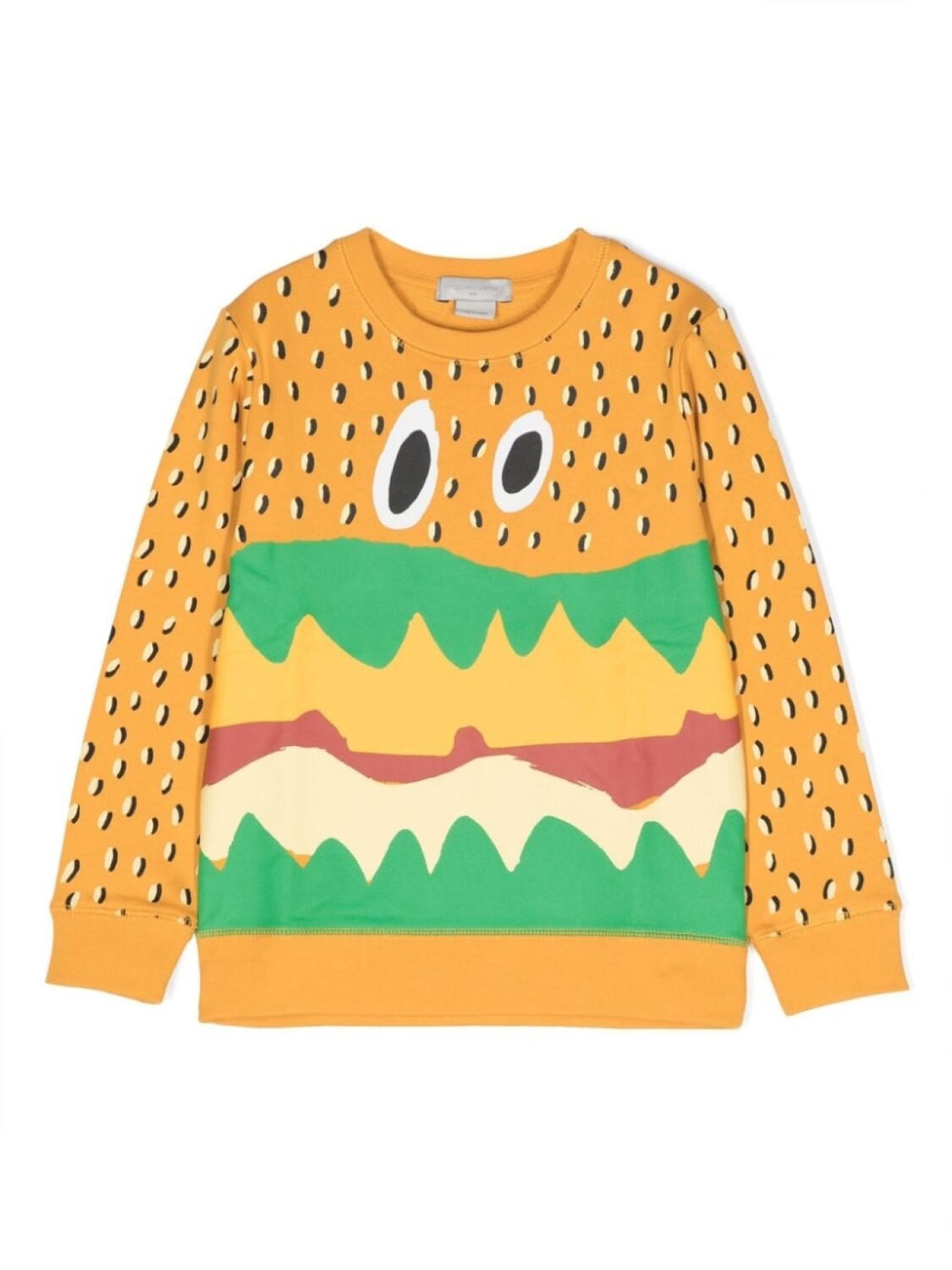 

Stella McCartney Kids толстовка с графичным принтом, оранжевый