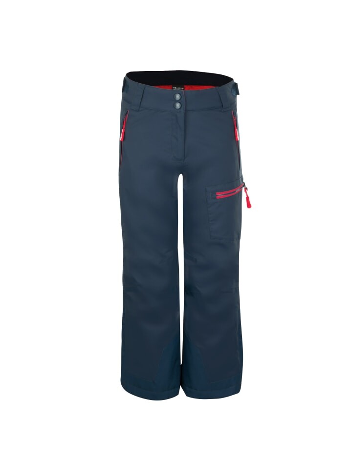 

Лыжные брюки Trollkids Hallingdal, цвет mystic blue/red
