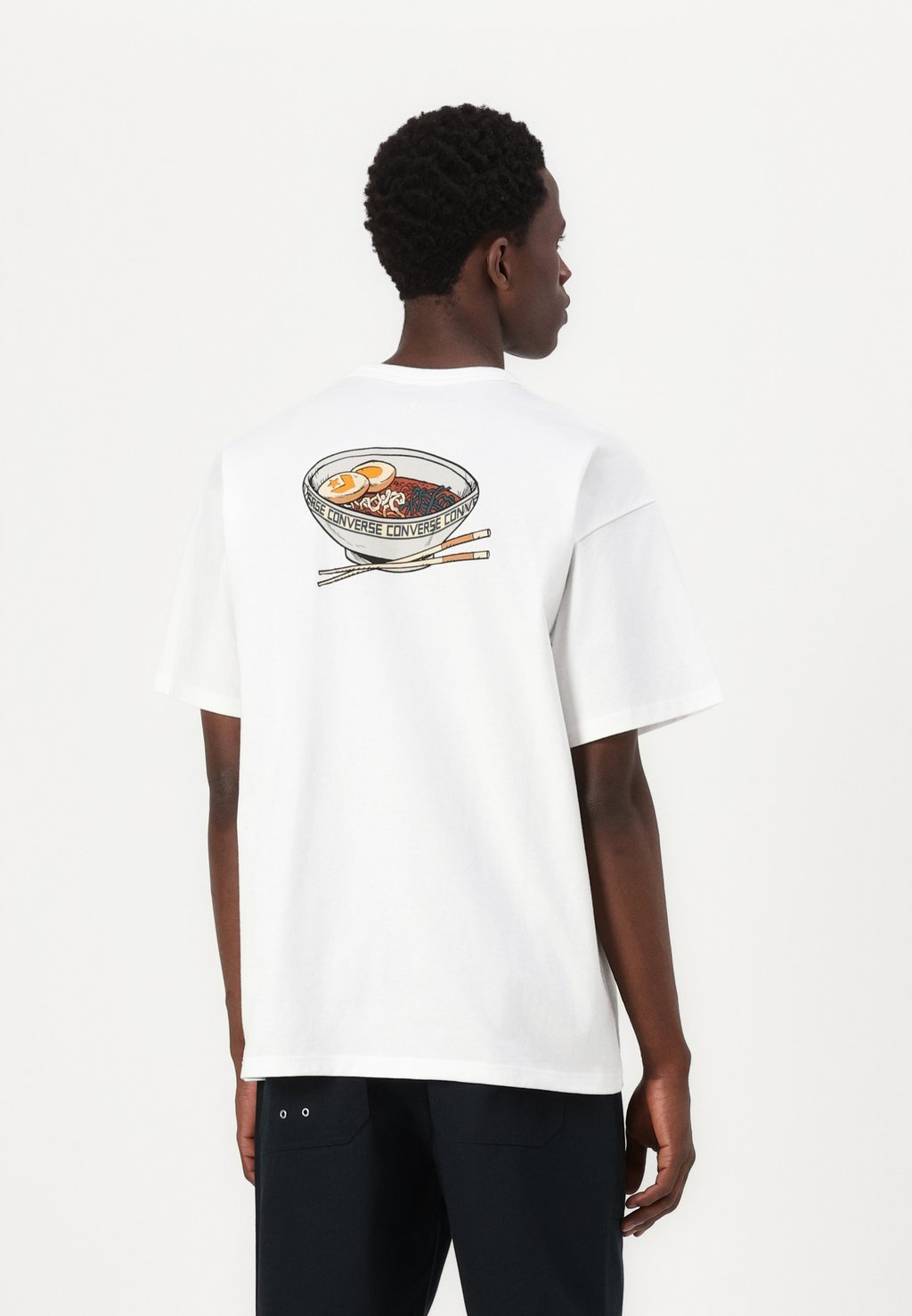 

Футболка с принтом LOCAL RAMEN Converse, белый