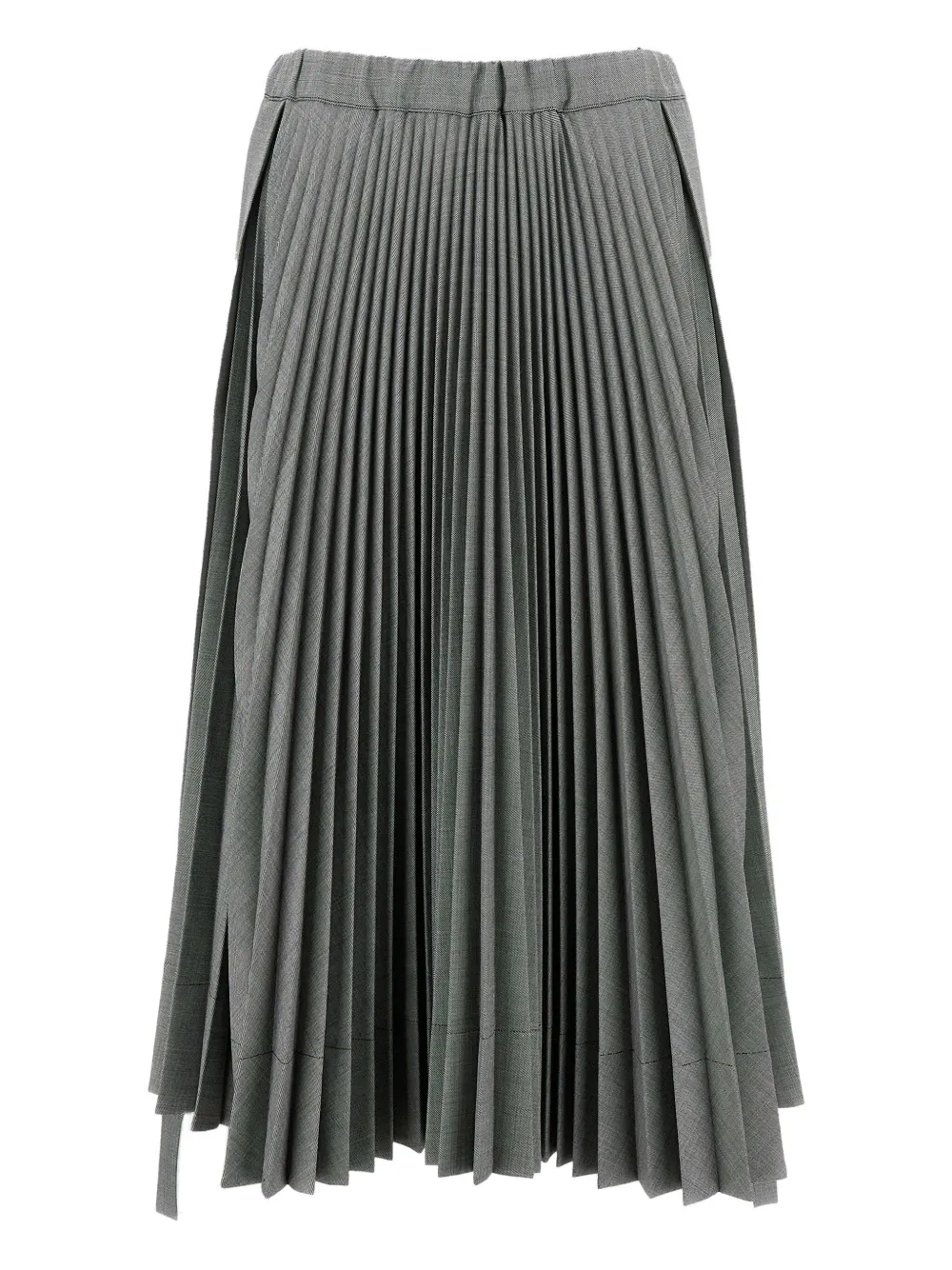 

Плиссированная юбка асимметричного кроя Plan C, серый
