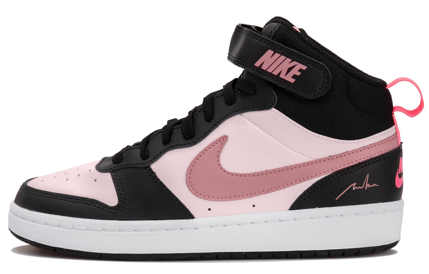 

Кроссовки Nike Skateboarding Shoes Women's Mid-top Black/pink/white, розовый