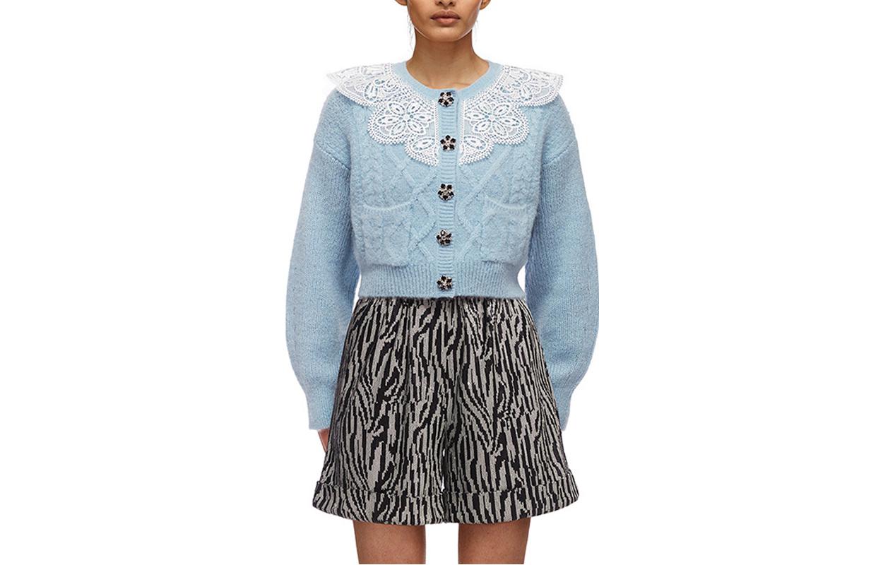 

Self-portrait Свитер Self portrait женский Misty Blue