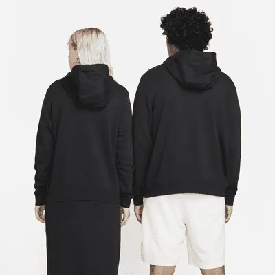 Худи Nike Sportswear Club Fleece, черный/белый — фото 3