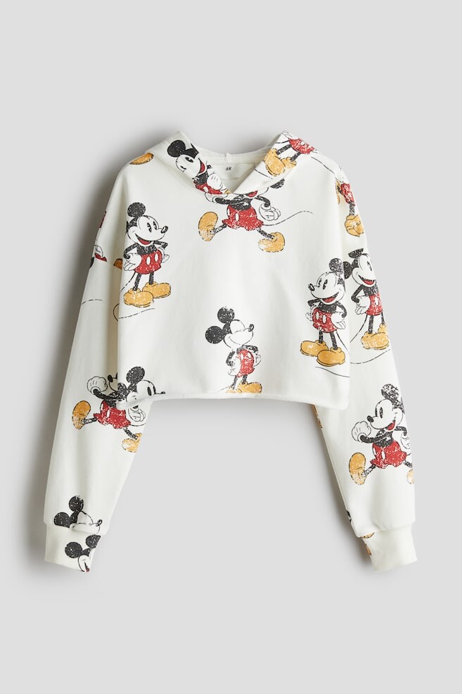 

Укороченная толстовка с капюшоном H&M, мультиколор