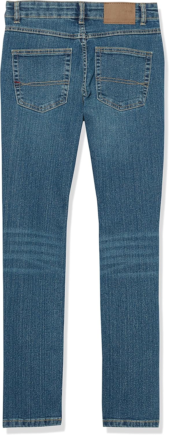 Джинсы Tommy Hilfiger Boys' Legacy с пятью карманами, эластичные, узкие, прямого покроя, Classic Canyon — фото 4