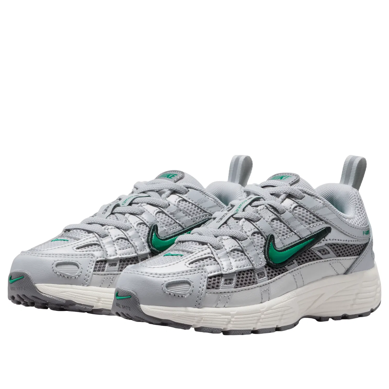 Кроссовки Nike P-6000 'Grey Fog Metallic Silver' IO4647-021, серый — фото 4