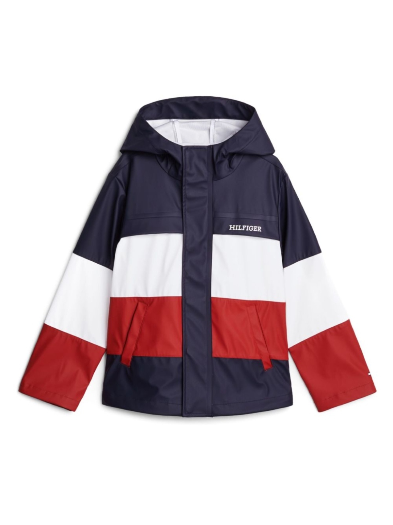 

Ветровка в стиле колор-блок Tommy Hilfiger Junior, синий